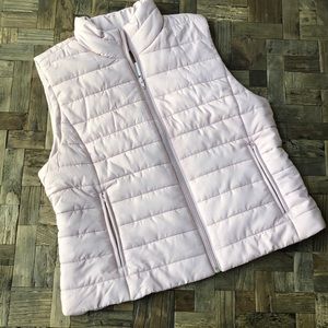 🆕Loft quilted blush vest. Size Large